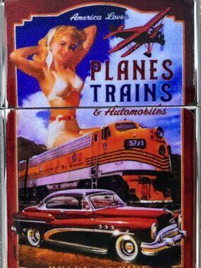 Transportation Pinup Lighter